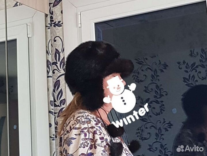 Шапка норковая