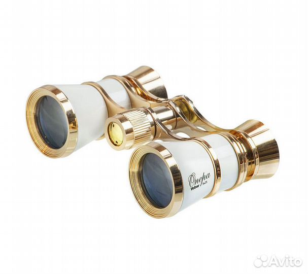 Бинокль Veber бгц 3*25 D01 (белый с цепочкой)
