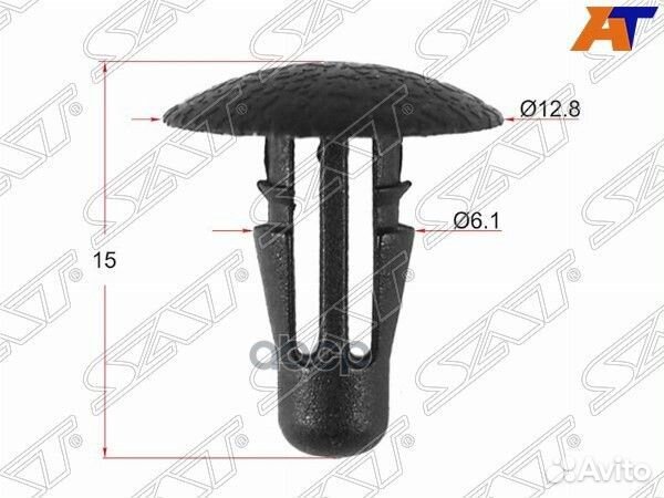 Клипса mazda/nissan/toyota (1 шт.) ST-KJ-692 Sat