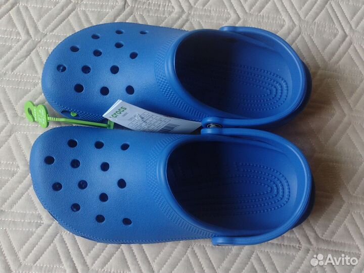 Новые женские сабо Crocs M7W9 синий 39 оригинал