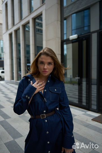 Джинсовое платье