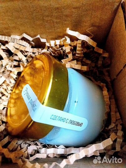 Ароматическая свеча ручной работы