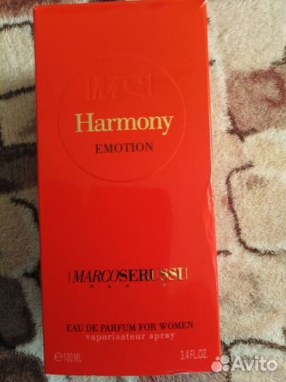 Парфюмированная вода MarcoSerussi Harmony Emotion