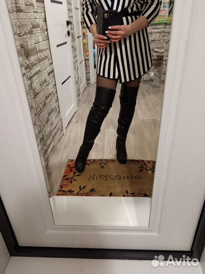 Ботфорты на каблуке 37