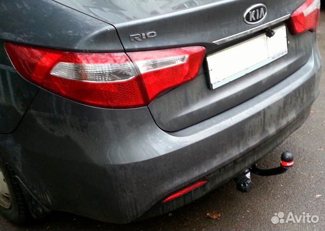 Фаркоп Hyundai Solaris Kia Rio 2011-2017