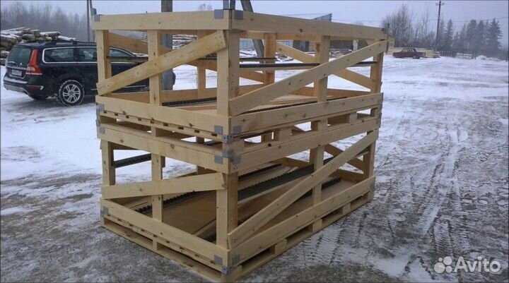 Ящик деревянный, транспортировочная тара