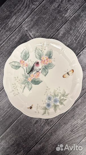 См. проф. Тарелка Butterfly Meadow Lenox