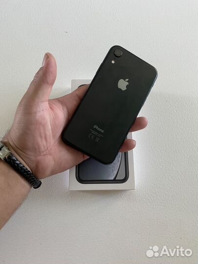 iPhone XR черный 128гб тонкая коробка