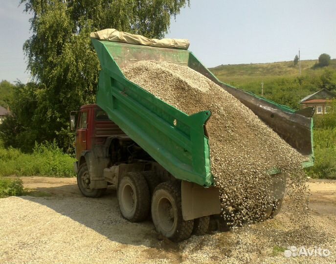 Щебень гравийный