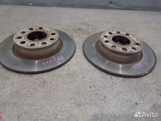 Задний тормозной диск 272мм для Skoda Octavia A5