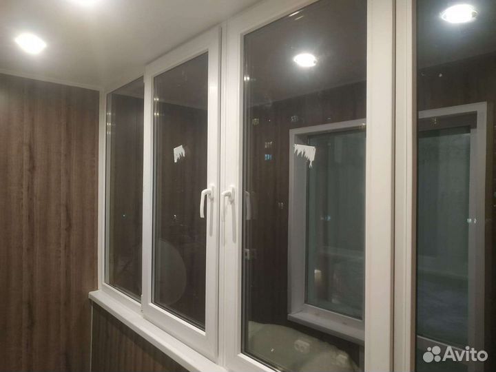 Отделка и остекление балконов