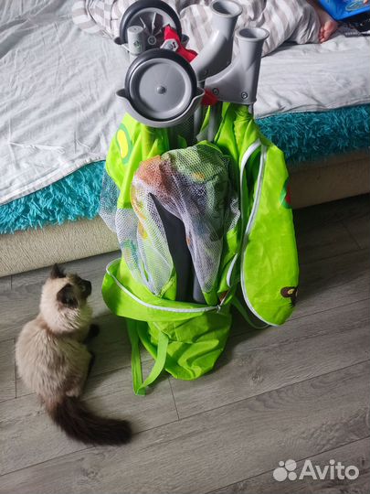 Детская кровать манеж с матрасом