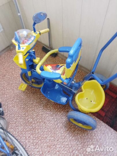 Детский трех колесный велосипед spider-MAN