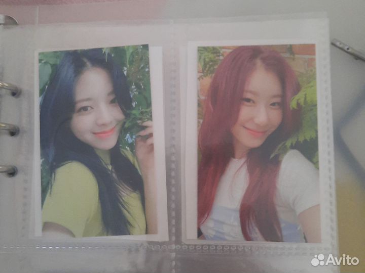 Карты Ханни new jeans и карты Юны и Рюджин itzy