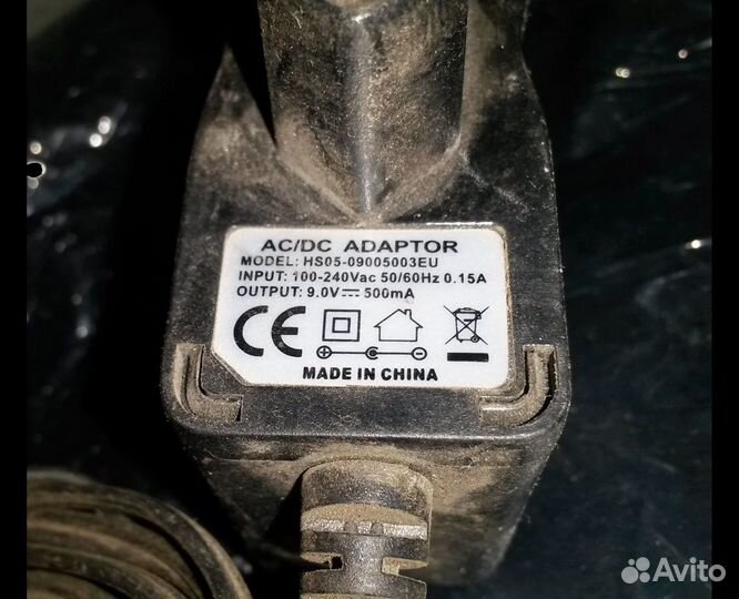 Адаптер питания на 9.0V 500mA