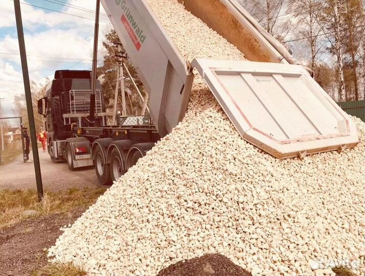 Щебень известняковый