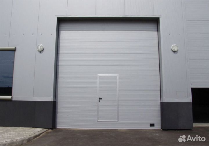 Гаражные секционные ворота рольставни