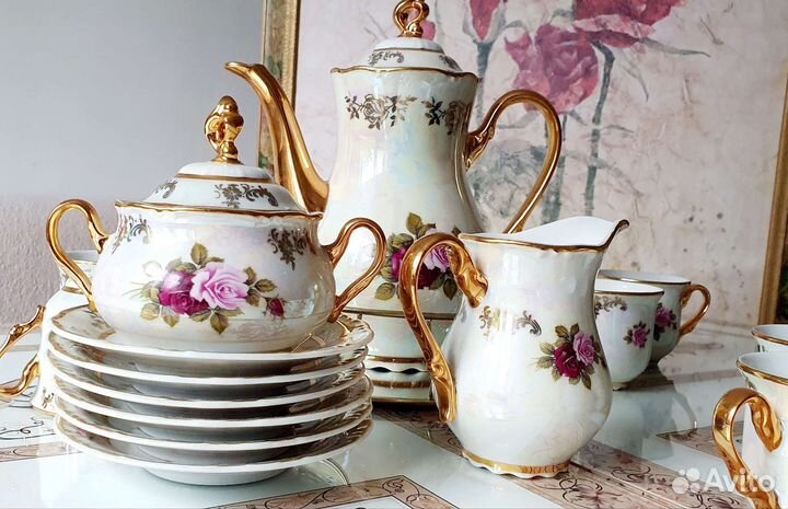 Чайный сервиз Чехия Роза