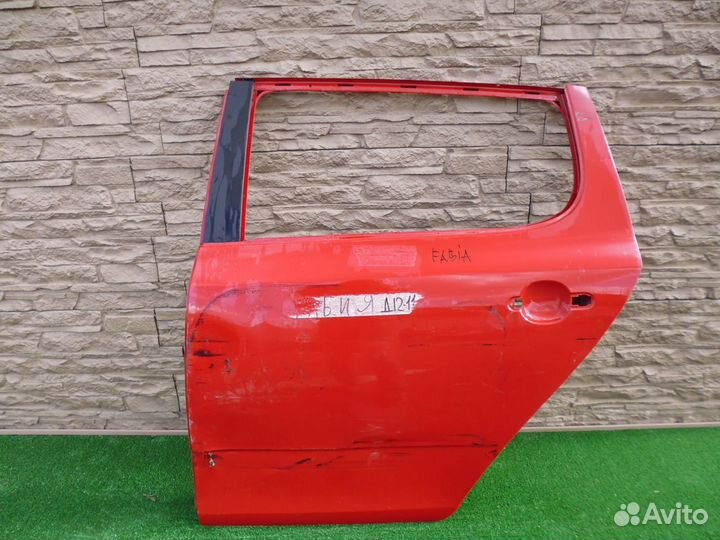 Шкода Фабиа 2 дверь задняя левая с 2007-2014
