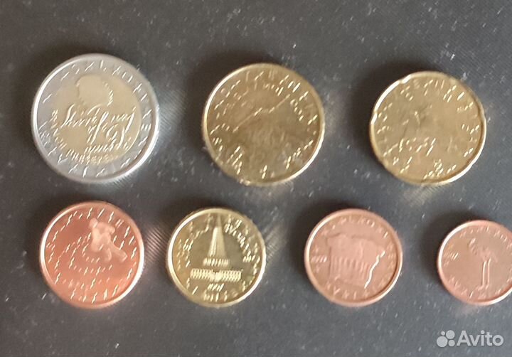 Монеты евро Словении