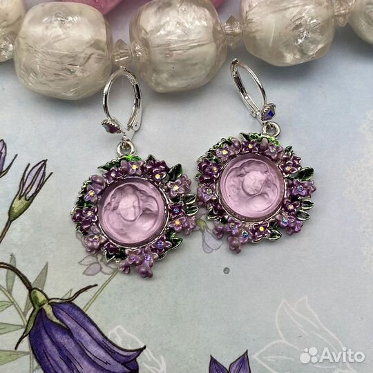 Kirks folly серьги ангел мечты