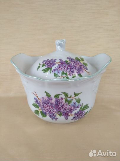 Предметы столового сервиза Сирень Дулёво