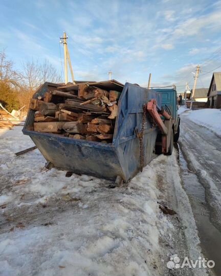 Вывоз мусора, аренда контейнера лодка, снос дома