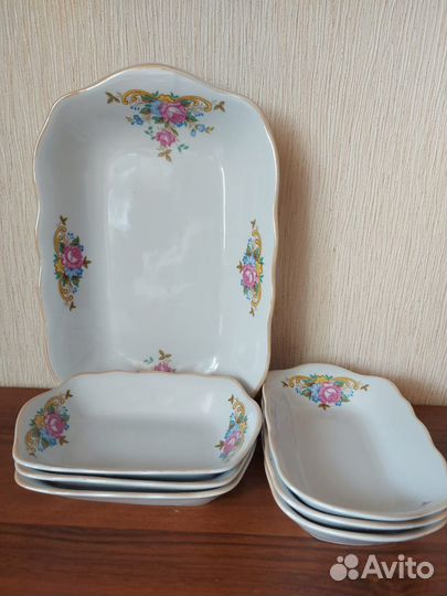 Салатники и Графин с рюмками СССР