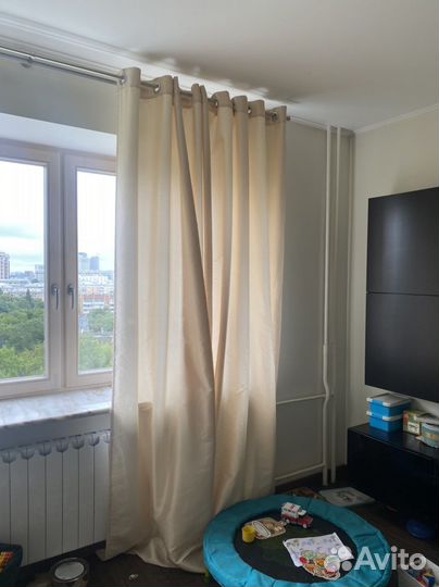 Шторы с карнизом