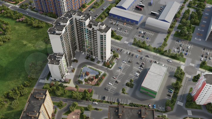 2-к. квартира, 57,8 м², 5/15 эт.