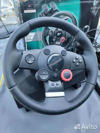 Руль игровой с педалями driving force gt