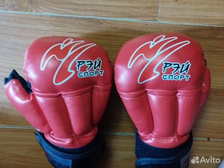 Боксерские перчатки детские 6 oz рэй спорт