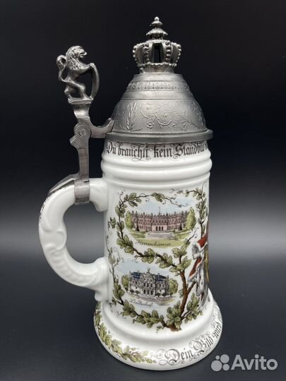 Коллекционная фарфоровая кружка, литофания