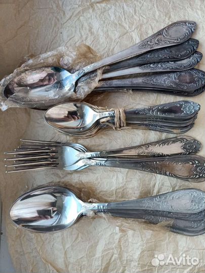 Столовые приборы мельхиор СССР