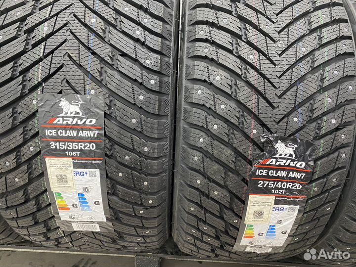 Arivo Ice Claw ARW7 275/40 R20 и 315/35 R20 102T