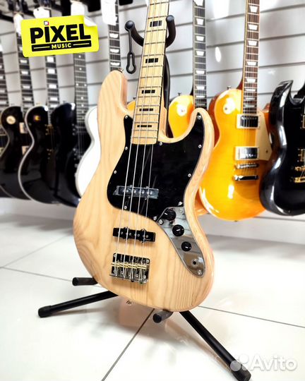 Бас гитара Harley Benton JB-75MN NA Vintage