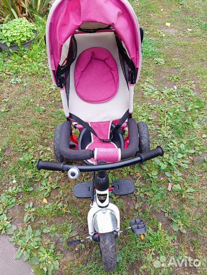 Детский велосипед с родительской ручкой