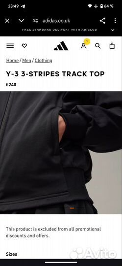 Олимпийка adidas y-3 y3 xl adidas Yamamoto