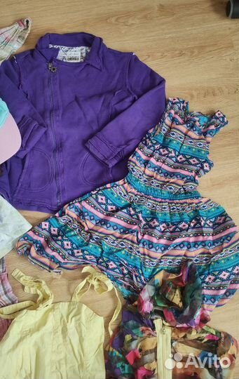 Капсула пакет вещей летних для девочки 110-116