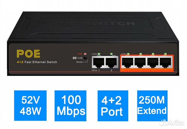 Коммутаторы PoE на 5,6,8,10,16 SFP Гигабит и 100Мб
