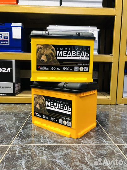 Аккумулятор Тюменский Медведь 60ач 590А
