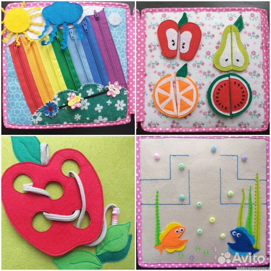 Книга игрушка из фетра