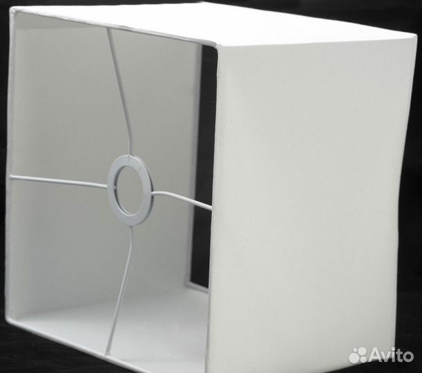 Светильник настольный металлический и текстильный