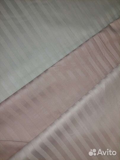 Ткань страйп-сатин 100 хлопок