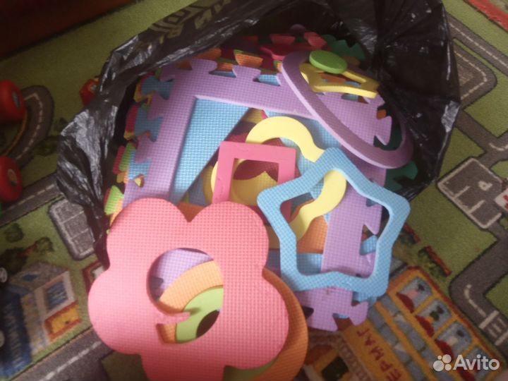 Мягкий коврик пазл