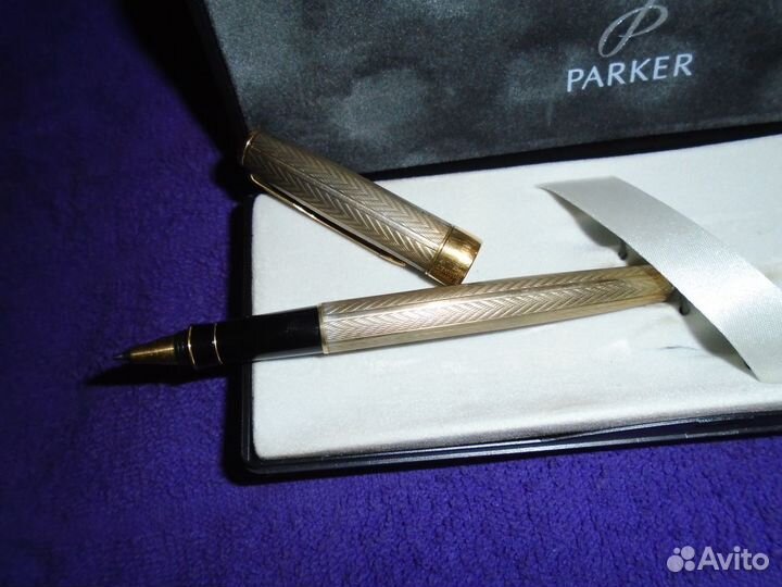 Ручка шариковая Parker / Паркер серебро 925 пробы