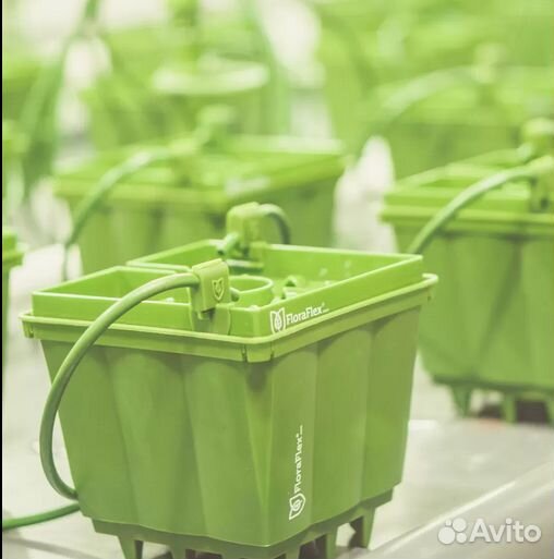 Горшок FloraFlex оригинал 1Gal + крышка и клипсы