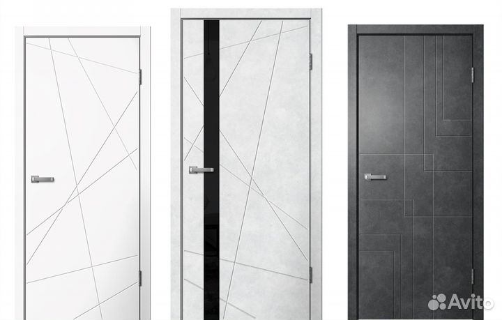 Двери межкомнатные новые экошпон