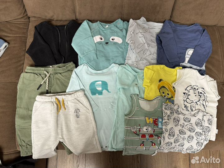 Вещи детские пакетом на мальчика 80