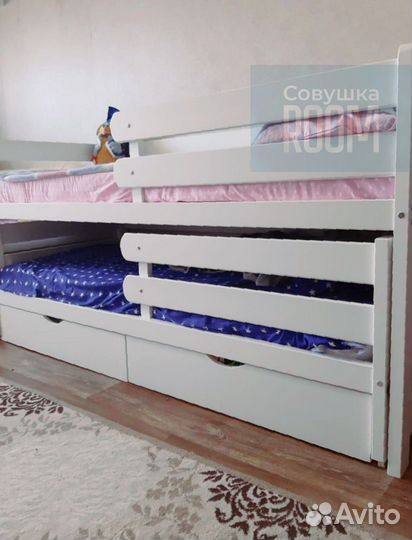 Кровать выдвижная экологичная